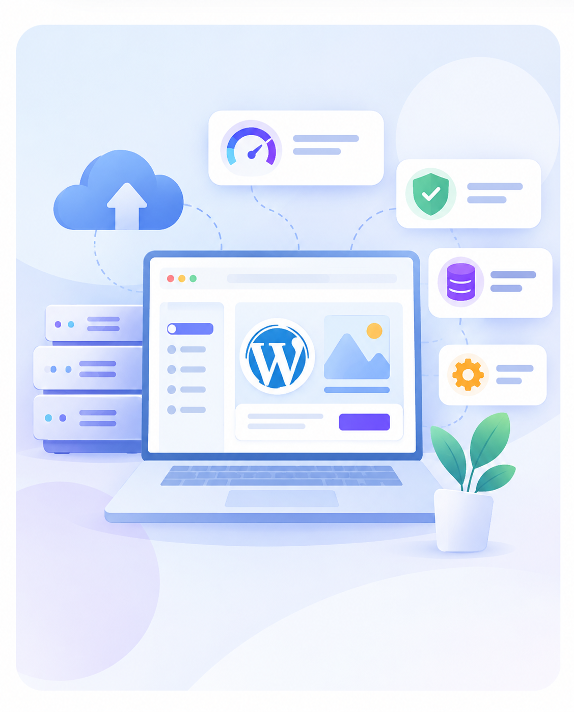 WordPress hosting environment for websites